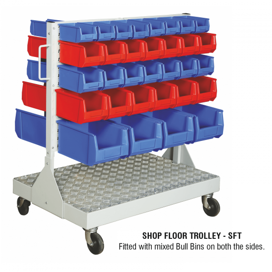Bull Bins Shop Floor Trolley : SFT