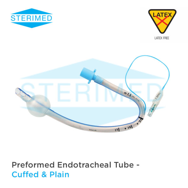 Preformed Endotracheal Tube – Cuffed & Plain