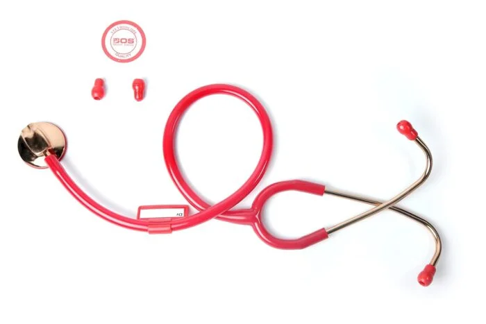 Stethoscope ROSE GOLD Cardiology (Red)